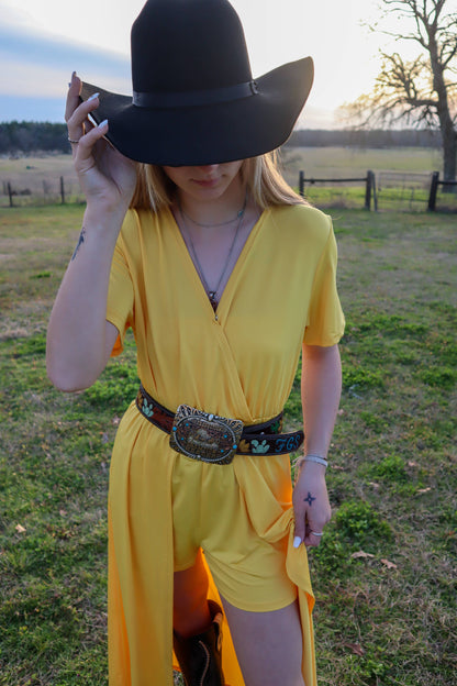 MK075 Just Add Boots Jumpsuit - 4 Colors