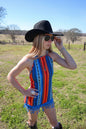 MK041 Colorado Ranger Crochet Trim Halter Tank - 3 Colors