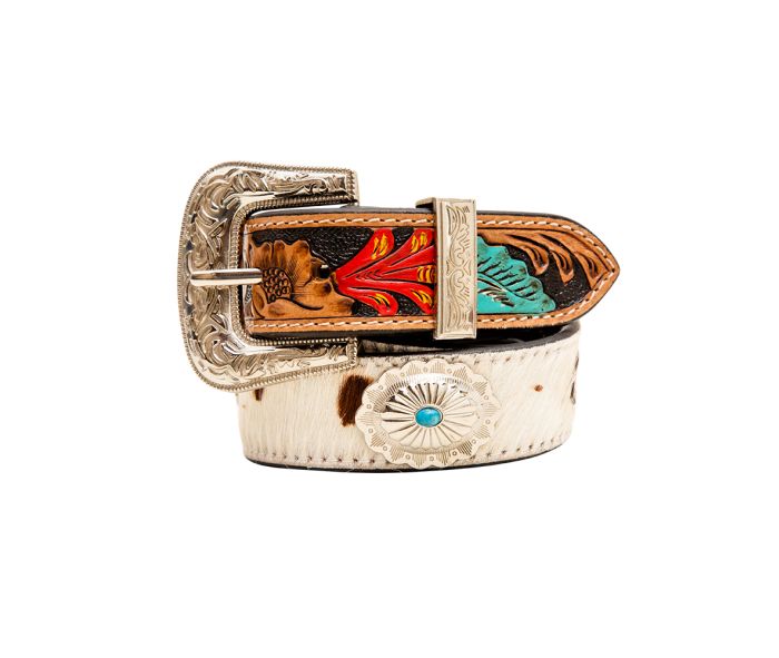 Cummerband Hand-Tooled Concho Belt