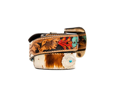 Cummerband Hand-Tooled Concho Belt