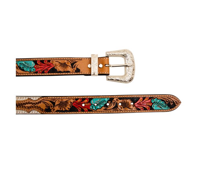 Cummerband Hand-Tooled Concho Belt